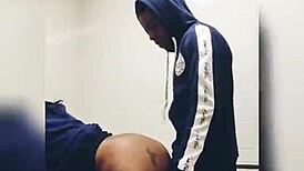 Fuckin in AMPM bathroom trying not to get caught