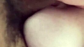 Young white teen deepthroats a massive black cock like a slut