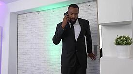 Gianna Grey's Intense Tit Wrap Around Cameraman's BBC