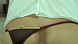 Gay With Hot Ass Puts On Panties And Fucks Ass With XL Dildo