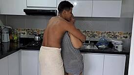 Naughty Stepsister Jerking A Big Cock With Her Creamy Pussy In Cowgirl Pov?