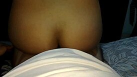 Colombian milf rides with huge ass, almost breaking my cock