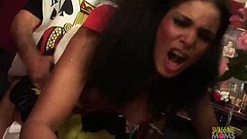 Horny Men and Naughty Women Fuck in Wonderland Costumes