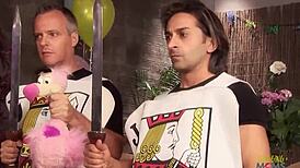 Horny Men and Naughty Women Fuck in Wonderland Costumes