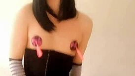 Chinese Shemale Jelly Qiao Teases with Anal Toys