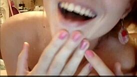 This teen couple's webcam sex is intense