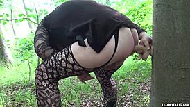 outdoor fun with t-girls getting wild in doggystyle