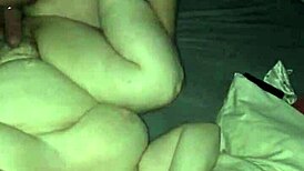 Suggestive wifey teases with her curvy charm tonight.