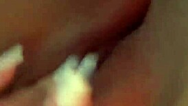 watch this naughty girl tease her pussy!