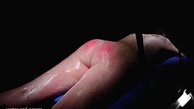 Queenieb indulges in an amazing enema spa day, filling her belly with pleasure