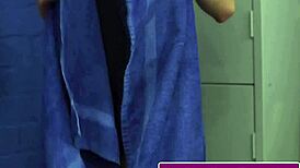 Blonde in mixed room setting