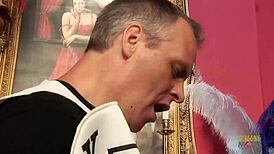 Horny Men and Naughty Women Fuck in Wonderland Costumes