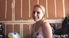 I love how my seductive girlfriend mixes cock-riding with oral.