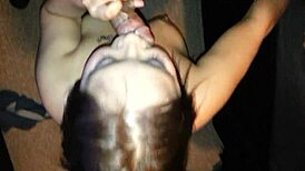 my wifey spreads her legs, sucking me with passion