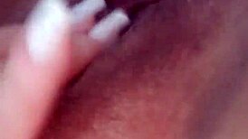 watch this naughty girl tease her pussy!