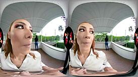 i joined a threesome with two hot latinas in vr