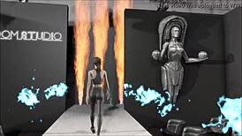 Sporty Fallout 4 fashion ignites wild animated action.