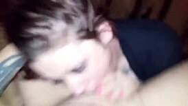 Suckin' mah cock like a pro, baby