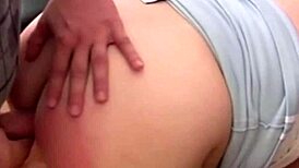 she got her lover hard with handjob and cumshot