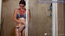 Yiffyfosque exclaims, 'check out my nude ass in the shower after the beach!'