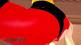 Helen Parr Says, 'Feel My Flexible Ass in Action'