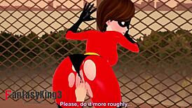 Helen Parr Says, 'Feel My Flexible Ass in Action'