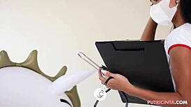 Putri Cinta as Horny Nurse in Secret Hospital Tape with Patient