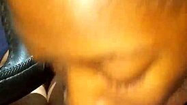 lil girl gives car blowjob cum