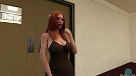 Bound bombshell on bed!