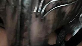 Bad wolf gets down to LICKING some of Red's sweet PUSSY in costume