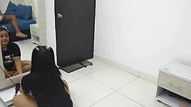 Stepfather Teaches Stepdaughter Sex Skills While She Listens And Orgasms