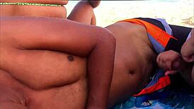 Heading to the beach with young liberal friends for a fun display