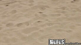 sammi clair sucks shaved cock in sun