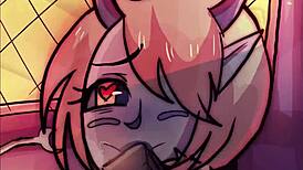 Lamia birthday loop with futanari action!