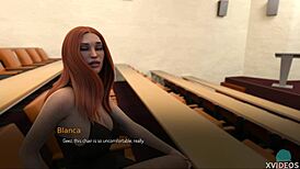 Bound bombshell on bed!