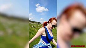 Hey, watch hot MILF Red XXX go topless this Easter!