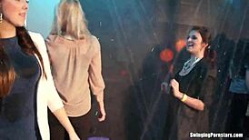 wet party lesbians fingering tight quims in wild orgy. dancing and banging all night long.