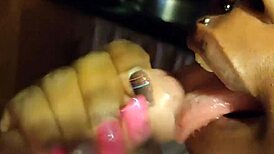 Morena Blows Huge 23cm Cock