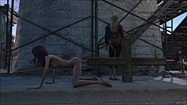 hey, wanna see holly play with a dildo outdoors?