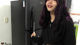 Stepsister Sucks Dick with Cream and Gets Pussy Fucked