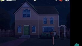 Summertime Saga: Petite Babe Teases with Small Tits in POV