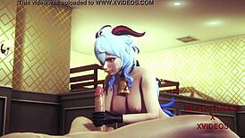 i love ganyu's 3d hentai handjob and blowjob in genshin impact porn
