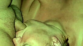 milf gives head while playing with vibrator