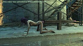 hey, wanna see holly play with a dildo outdoors?