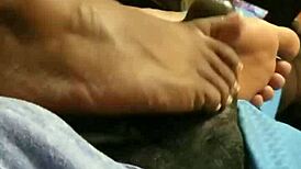 Wife Gives Relaxing Foot Massage