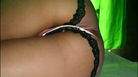 In the heat of passion, she takes anal from behind, her perfect latina ass gripping tight.