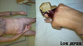 Stepsister acts as prostitute choking on deepthroat blowjob