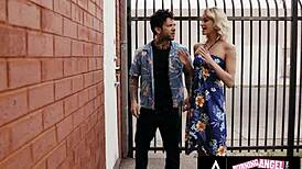 Wow! Hot Fire Dancer Jewelz Blu Destroyed by Barman’s Huge Dick at Tiki Bar!