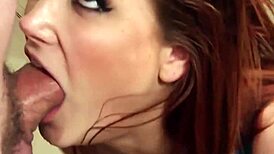 Man, I got a sloppy head from this redhead... unreal!