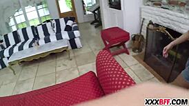 Sorority girls teach the noob lesbian instructions in POV